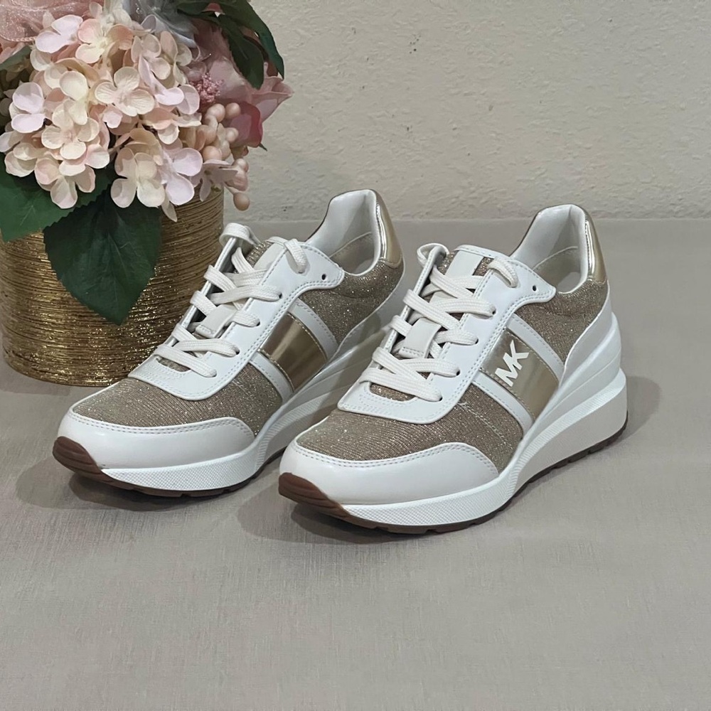 Michael Michael Kors Mabel Wedge Sneaker- Women’s. New